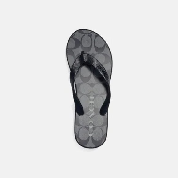 $89 *NEW* COACH Signature Flip Flop (8 & 9) - Picture 4 of 5